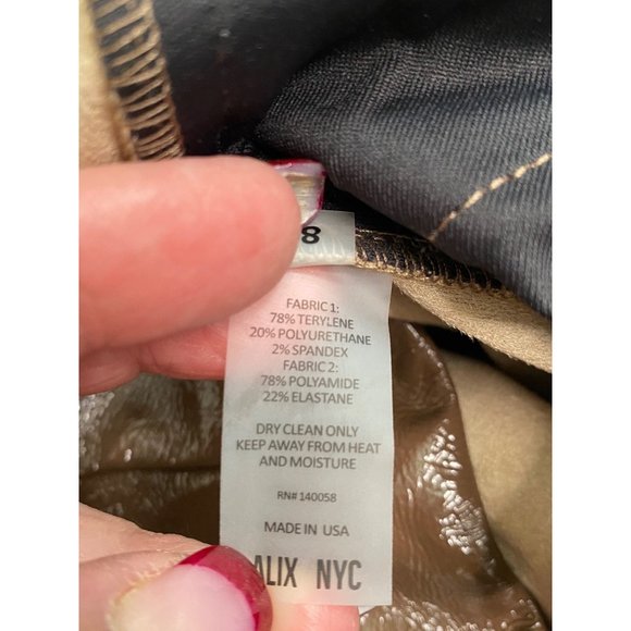 ALIX NYC Loring Pants Chocolate Size 8 - Picture 9 of 9